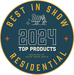 Enerflo is a Solar Power World 2024 Top Product: Best-In-Show for Residential.